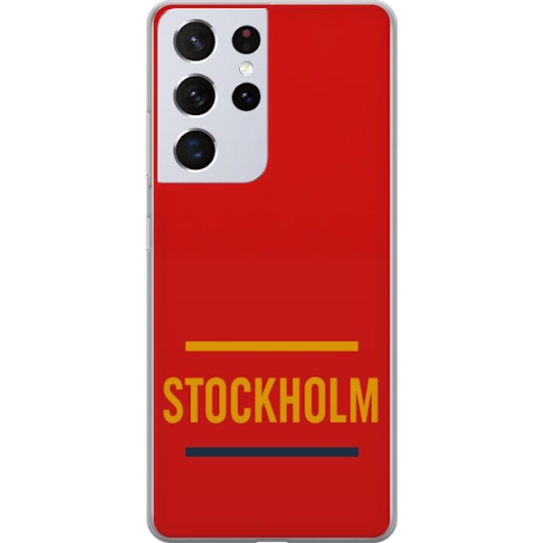 Samsung Galaxy S21 Ultra 5G Läpinäkyvä kuori Stockholm – Hockey