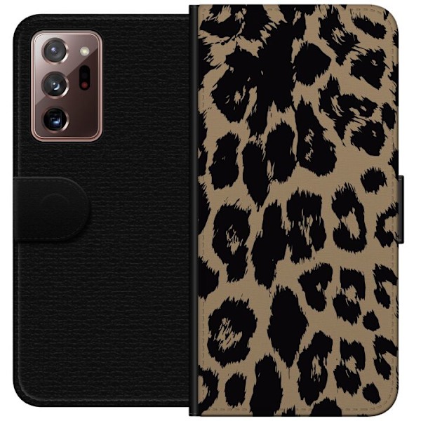 Samsung Galaxy Note20 Ultra Lompakkokotelo Leopard