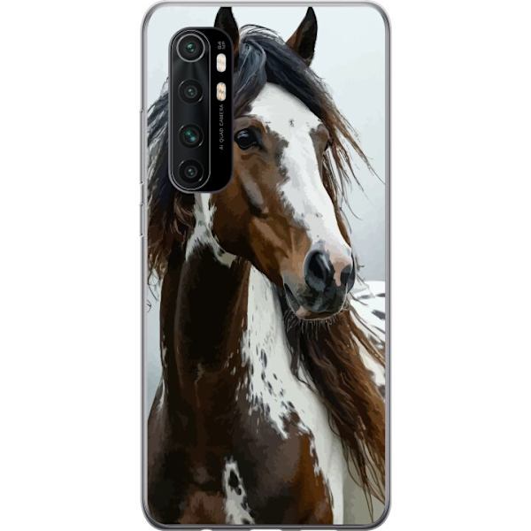 Xiaomi Mi Note 10 Lite Läpinäkyvä kuori Hevonen Eläimet Aihe Graafinen Suunnittelu Luonto Vahva Aihe Suosittu Taide Eläinten Teema Ratsastus