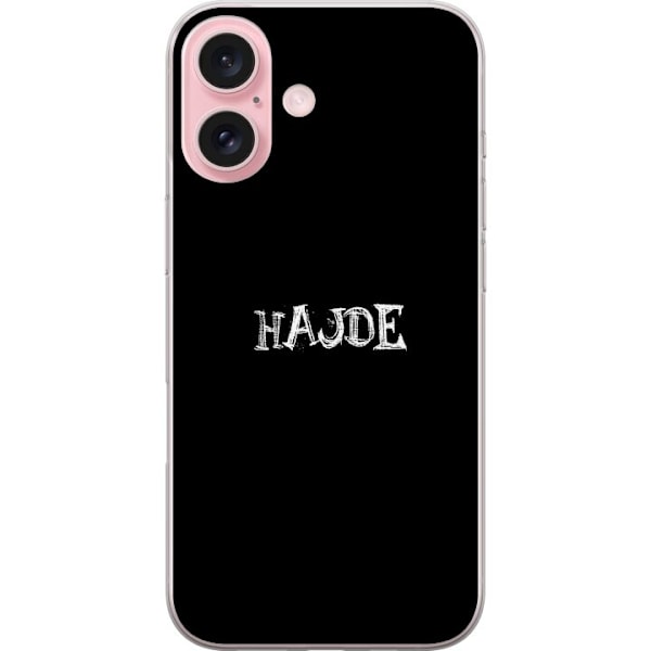 Apple iPhone 16 Gennemsigtig cover HAJDE