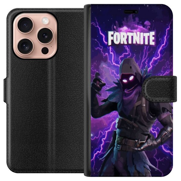 Apple iPhone 16 Pro Lommeboketui Fortnite Raven