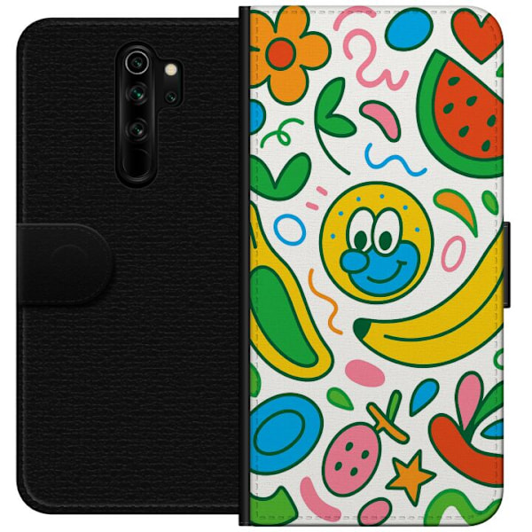 Xiaomi Redmi Note 8 Pro  Lommeboketui Sommerfuglslør