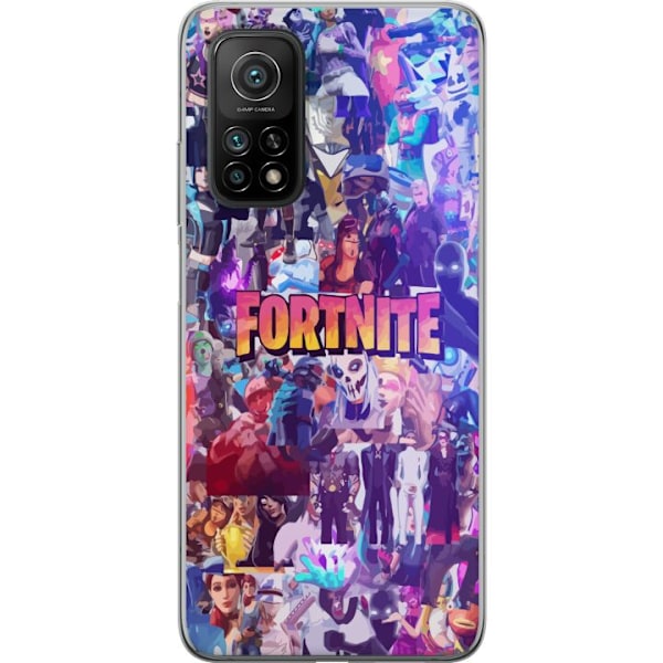 Xiaomi Mi 10T Pro 5G Gjennomsiktig deksel Fortnite