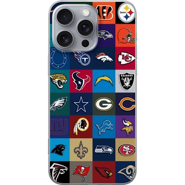 Apple iPhone 16 Pro Max Gennemsigtig cover NFL