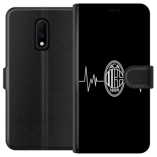 OnePlus 7 Lompakkokotelo AC Milan