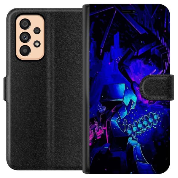Kompatibelt Lommeboketui til Samsung Galaxy A53 5G Minecraft