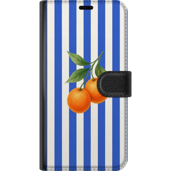 Kompatibel Tegnebogsetui til Samsung Galaxy A54 Blå appelsinstriber blå