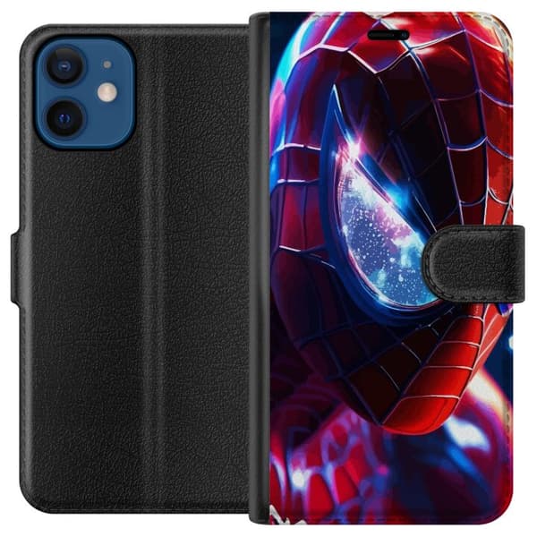 Kompatibelt Plånboksfodral till Apple iPhone 12 Spiderman