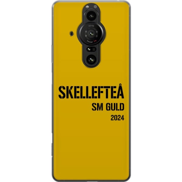 Sony Xperia Pro-I Gennemsigtig cover Skellefteå SM GULD