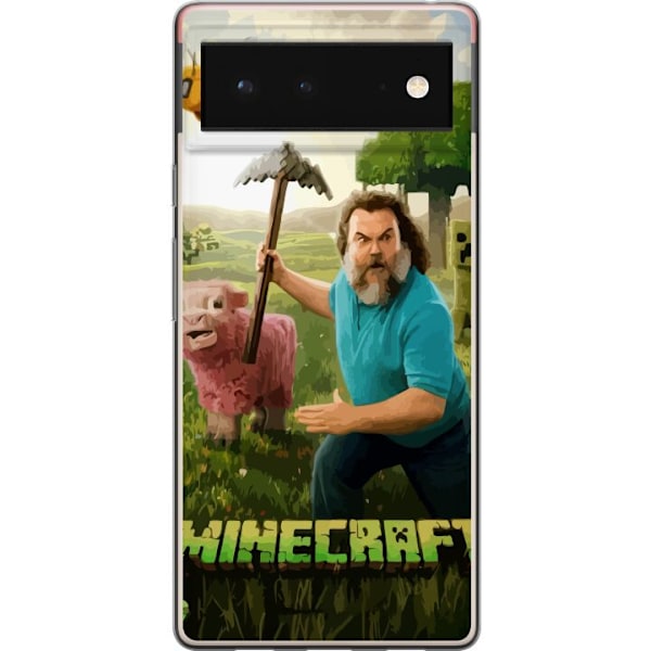 Google Pixel 6 Läpinäkyvä kuori A Minecraft Movie