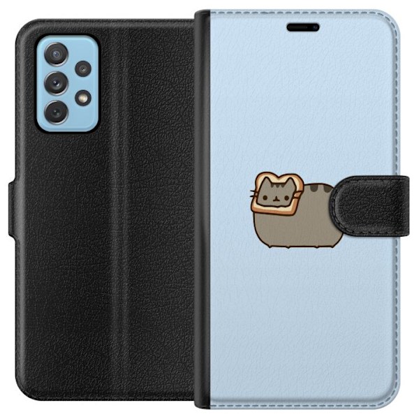 Samsung Galaxy A52 5G Tegnebogsetui Cat Loaf