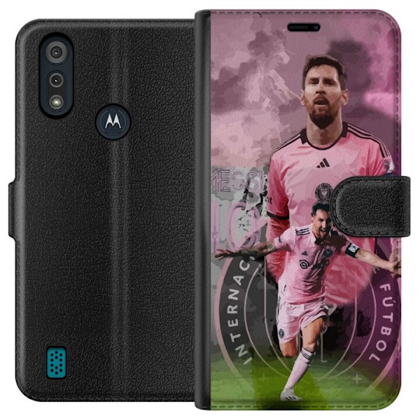 Motorola Moto E6i Tegnebogsetui Messi