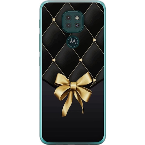 Motorola Moto G9 Play Gennemsigtig cover Luksuriøs rosette