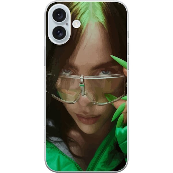 Apple iPhone 16 Plus Läpinäkyvä kuori Billie Eilish