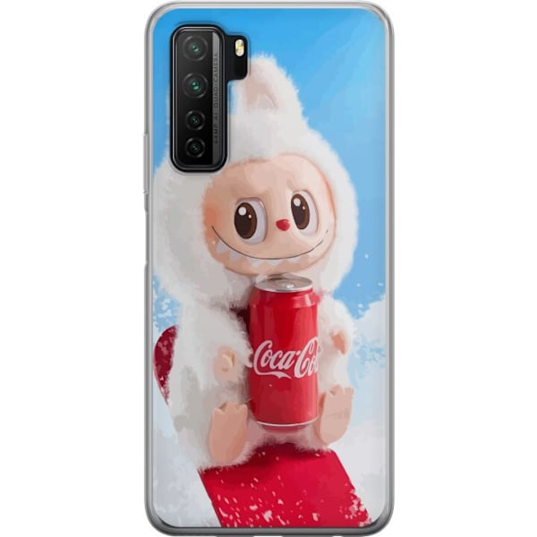 Huawei P40 lite 5G Läpinäkyvä kuori Labubu Summer Edition