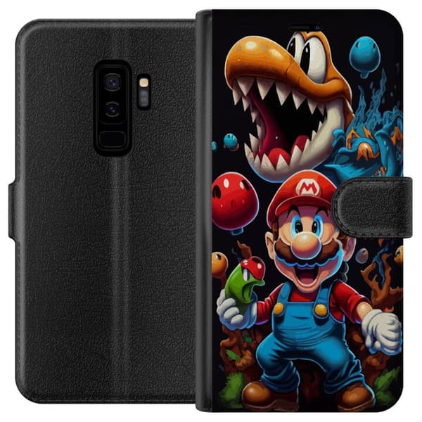 Kompatibelt Lommeboketui til Samsung Galaxy S9+ Super Mario