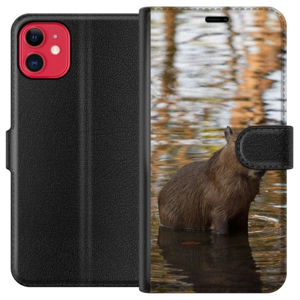 Yhteensopiva Lompakkokotelo Apple iPhone 11 Capybara