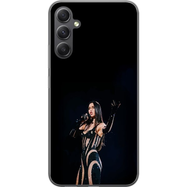 Samsung Galaxy A05s Läpinäkyvä kuori Dua Lipa – Pop Star Aesthetic