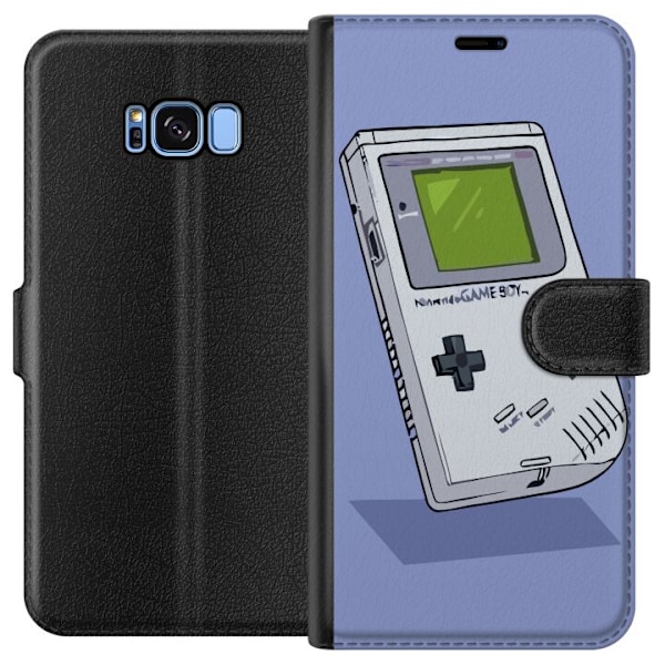 Samsung Galaxy S8 Plånboksfodral Game Boy Lila