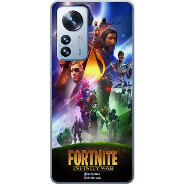 Xiaomi 12 Pro Gennemsigtig cover Fortnite