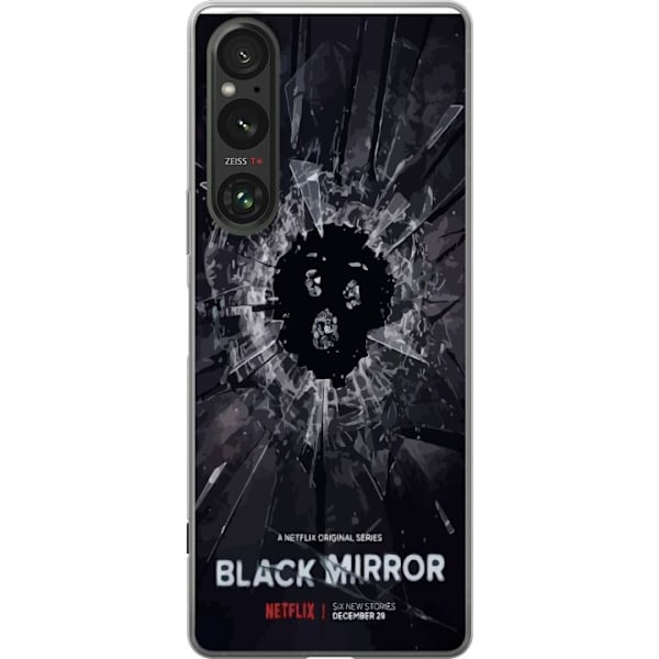 Sony Xperia 1 V Gjennomsiktig deksel Black Mirror Sci-Fi Netfl