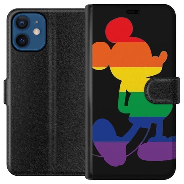 Kompatibelt Plånboksfodral till Apple iPhone 12 mini Musse Pigg