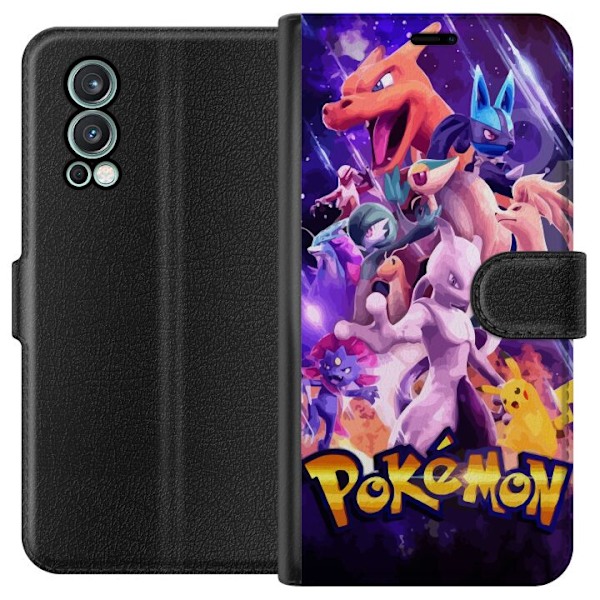 OnePlus Nord 2 5G Lompakkokotelo Pokemon