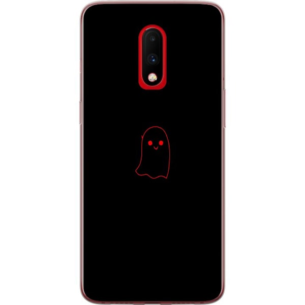 OnePlus 7 Läpinäkyvä kuori Aave Buuuu