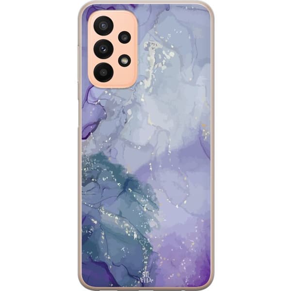 Kompatibelt Mobildeksel til Samsung Galaxy A23 Marmor