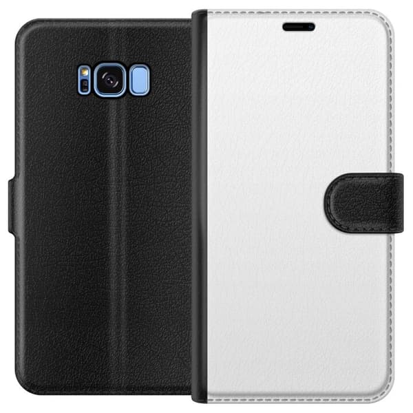 Kompatibelt Lommeboketui til Samsung Galaxy S8 Hvit