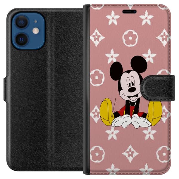 Kompatibel Tegnebogsetui til Apple iPhone 12 Mickey Mouse