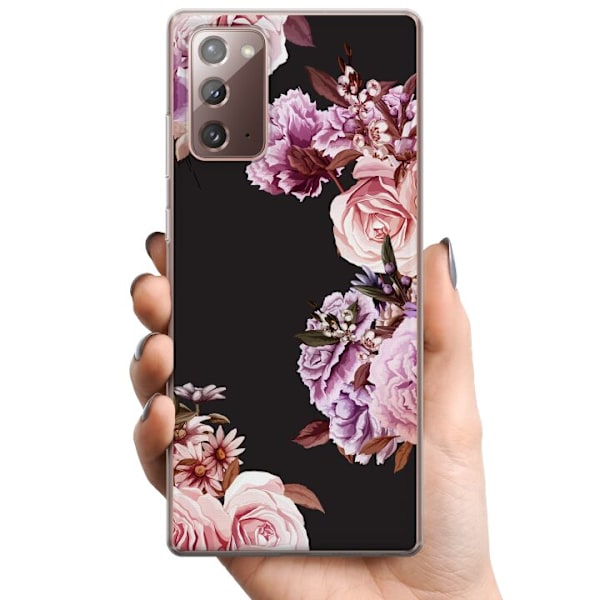 Samsung Galaxy Note20 TPU Mobildeksel Blomster