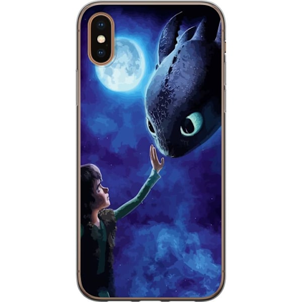 Apple iPhone XS Max Genomskinligt Skal Draktränaren How to Train Your Dragon