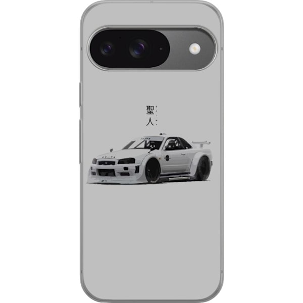 Google Pixel 9 Pro Läpinäkyvä kuori Auto