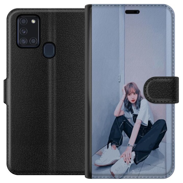 Samsung Galaxy A21s Tegnebogsetui Lisa from Blackpink – K-po