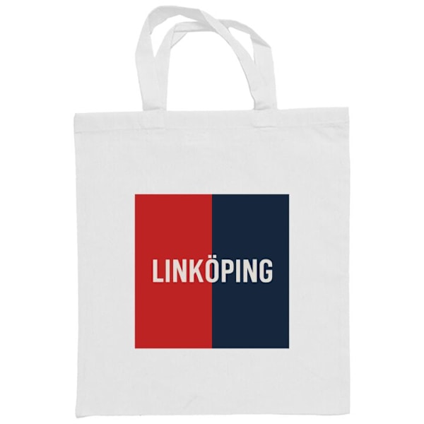 Tygpåse | Hållbar Shoppingväska i Tyg Linköping – Hockey Vit one size