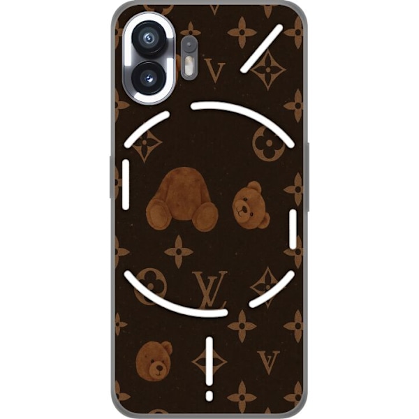 Nothing Phone (2) Läpinäkyvä kuori Plush Luxe
