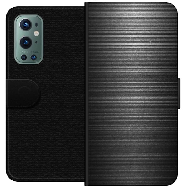 OnePlus 9 Pro Tegnebogsetui Børstet Metal