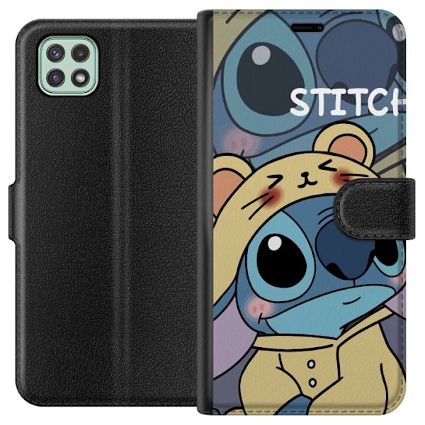 Samsung Galaxy A22 5G Plånboksfodral Stitch