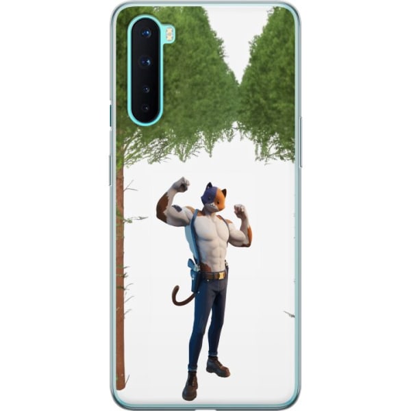 OnePlus Nord Gennemsigtig cover Fortnite - Meowscles