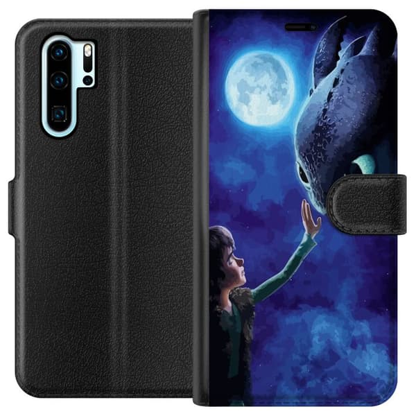 Kompatibel Tegnebogsetui til Huawei P30 Pro Dragetræneren