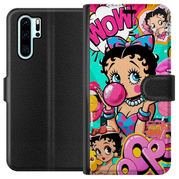 Huawei P30 Pro Lompakkokotelo Betty Boop