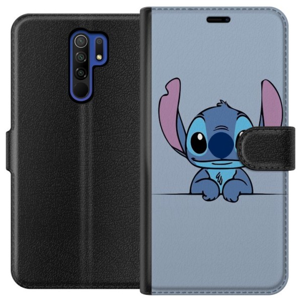 Xiaomi Redmi 9 Tegnebogsetui Lilo & Stitch