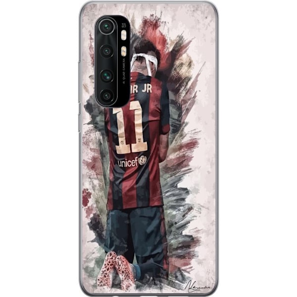 Xiaomi Mi Note 10 Lite Läpinäkyvä kuori Neymar