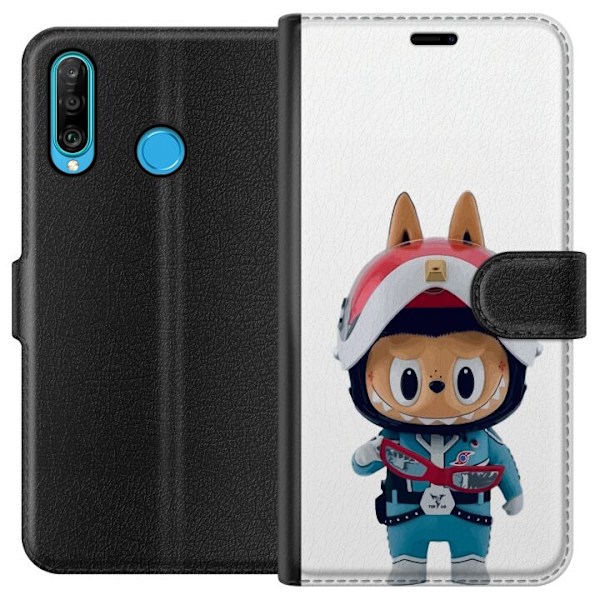 Huawei P30 lite Lompakkokotelo How2work Labubu hirviöt x Ultr