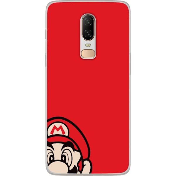 OnePlus 6 Genomskinligt Skal Super Mario