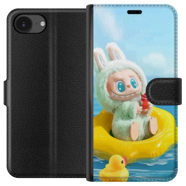Apple iPhone 16e Plånboksfodral Labubu Stripe Attack – Rän