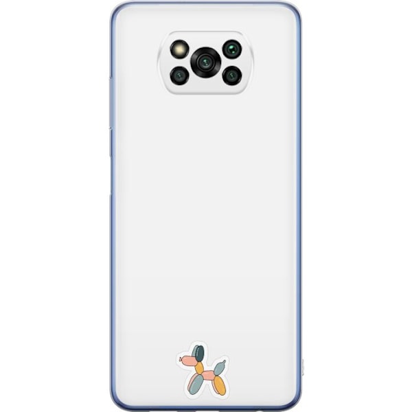 Xiaomi Poco X3 Pro Genomskinligt Skal Hund...