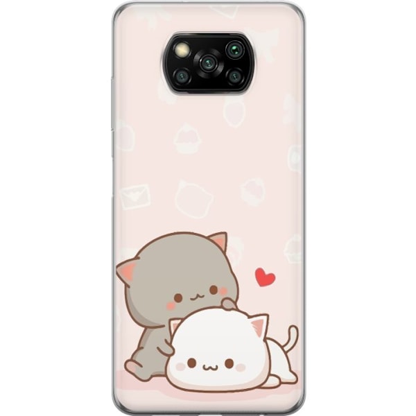Xiaomi Poco X3 NFC Genomskinligt Skal Kawaii