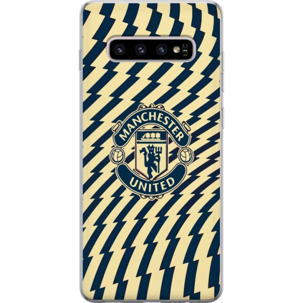 Samsung Galaxy S10+ Läpinäkyvä kuori Manchester United F.C.